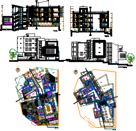 Hotel dwg file 