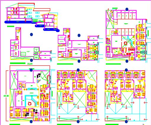 Hotel dwg file 
