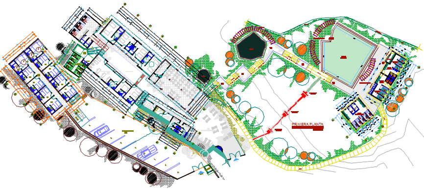Hotel dwg file 