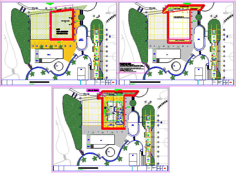 Hotel plan dwg file