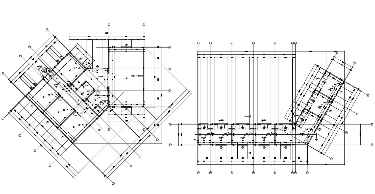 Hotel rooms plan CAd Drawing Download