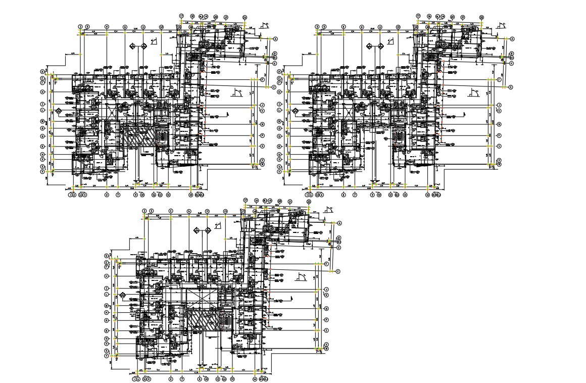Hotel Bedroom Floor Plan Design DWG File