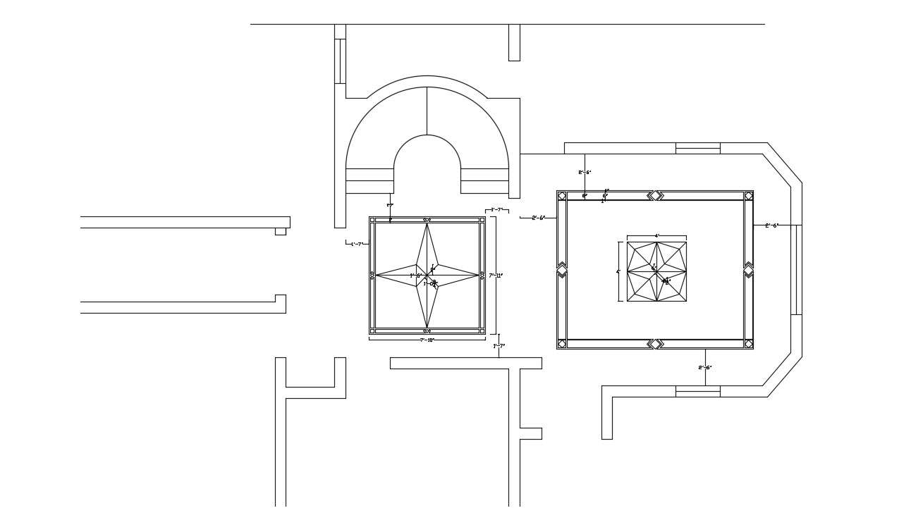 House Ceiling Design DWG File