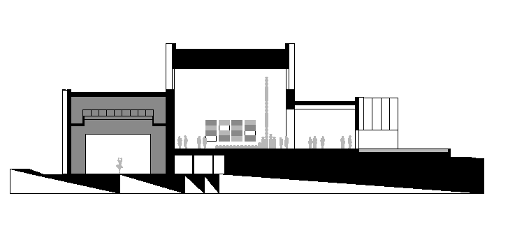 Residence Section plan dwg file