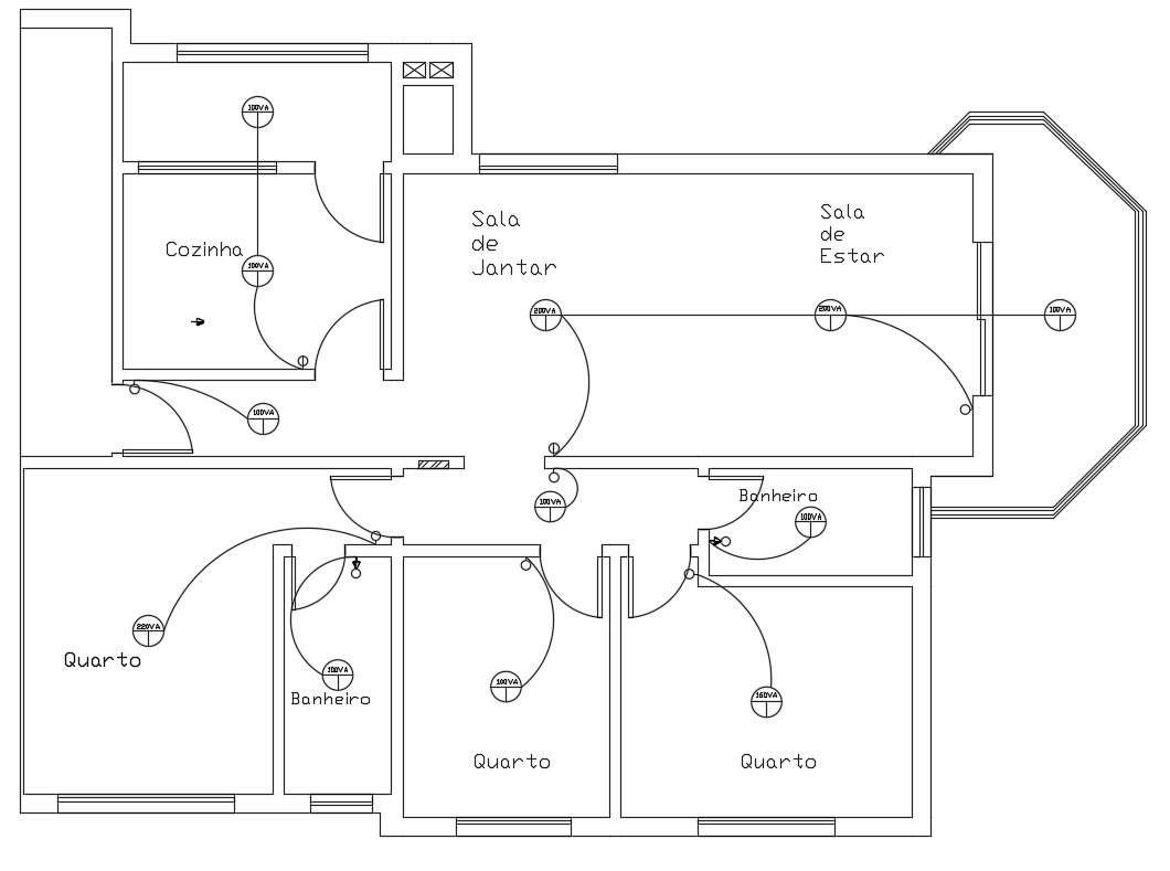 House Electrical Layout Plan