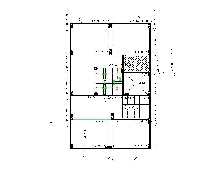 House Footing lay-out detail