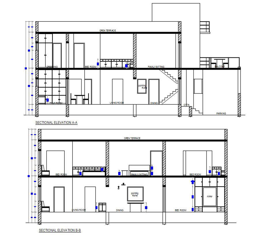 House Section AutoCAD File