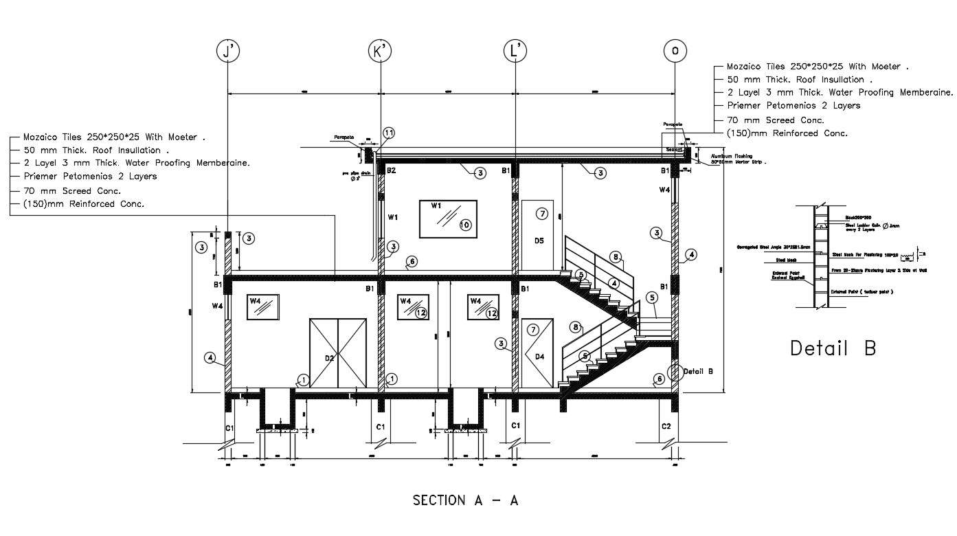 House Section Plan 