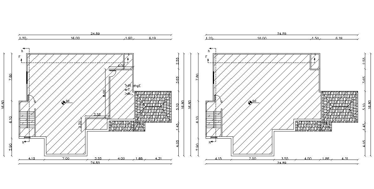 House Terrace Floor Plan With Dimension 