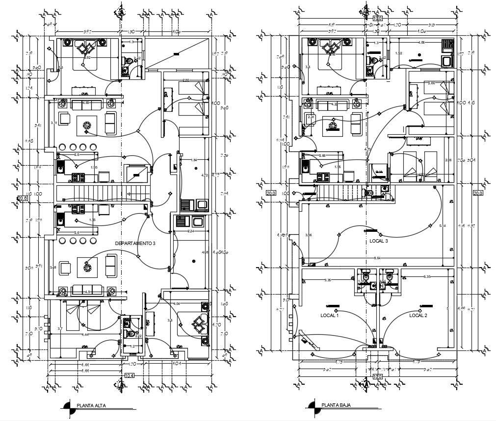 House Wiring Plan Drawing