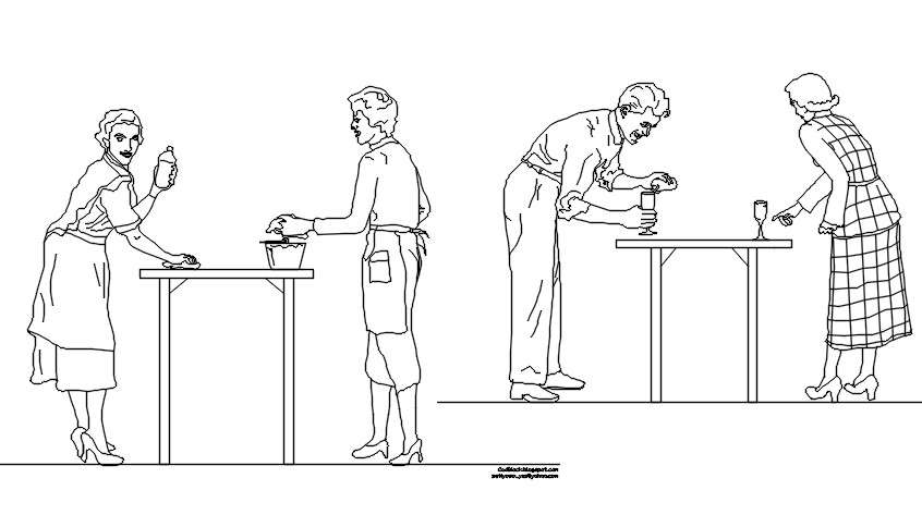 House activity cad blocks