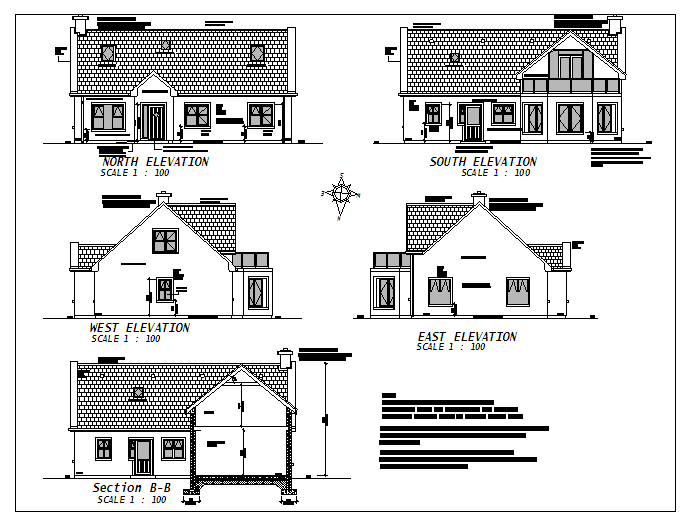 House elevation detail