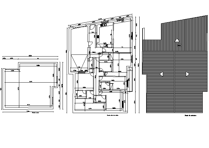 House plan detail dwg file