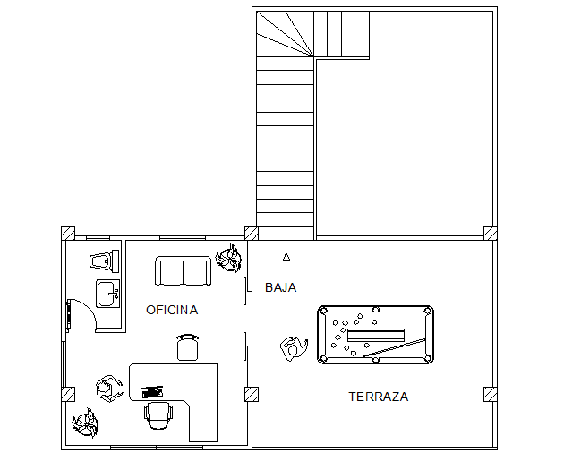House plan detail dwg file