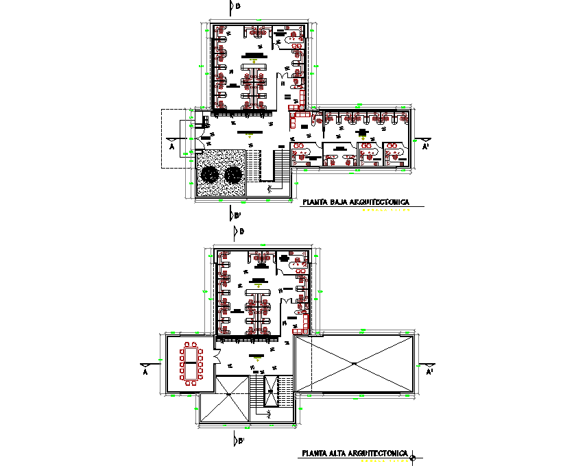 House plan detail dwg file