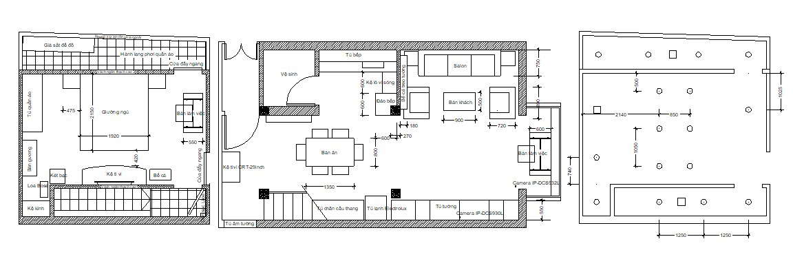 House plan drawing in AutoCAD file
