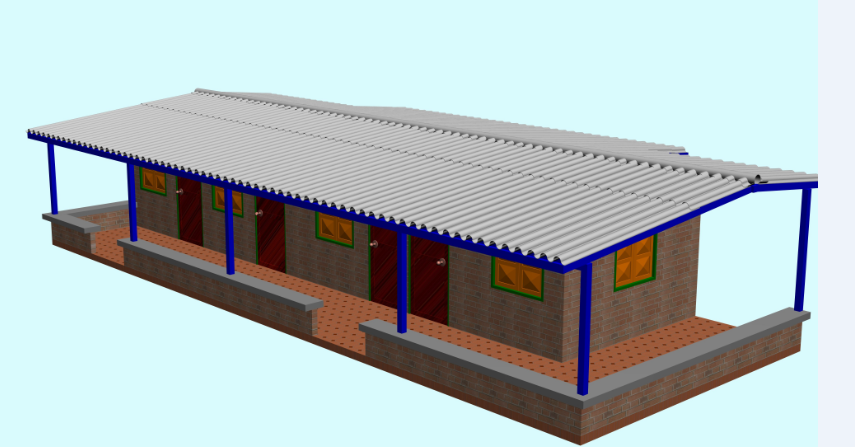 Hut shelter based 3d file