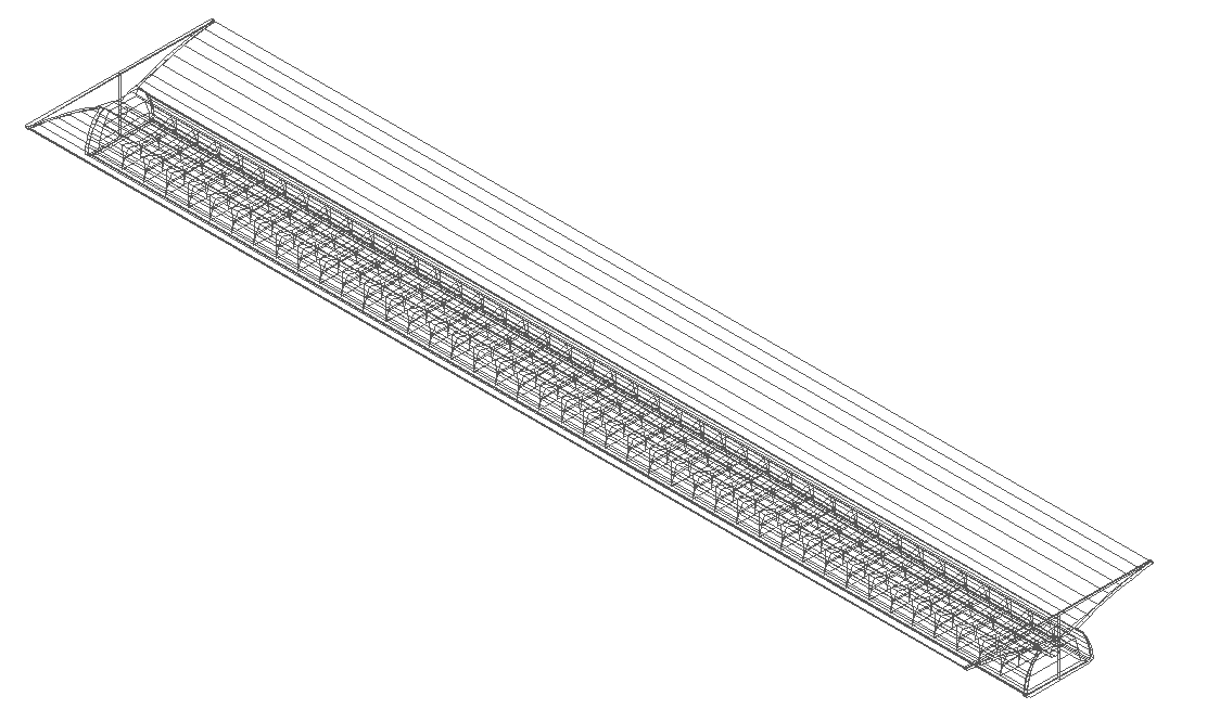 Indigo_Clive_35 W electrical 3d wire frame view dwg file