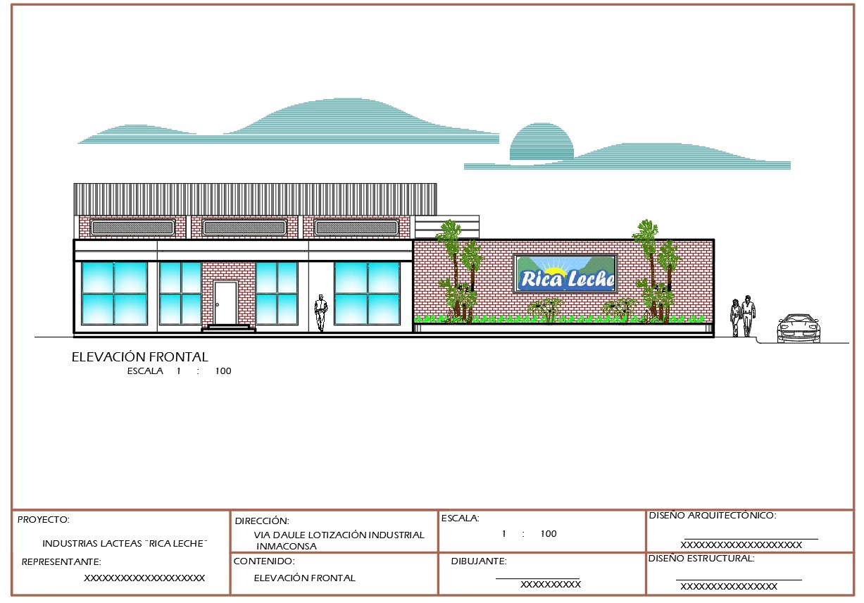 Industria Lactea dwg file