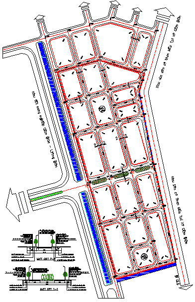 Industrial Plant architecture drawing 