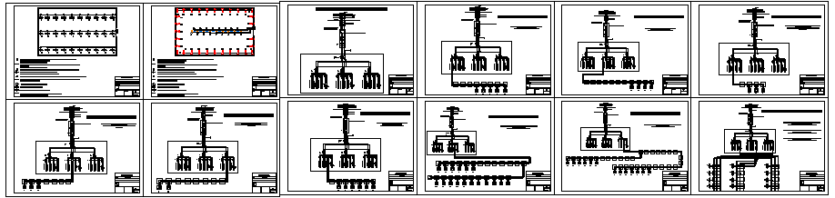 Industrial ware house design drawing
