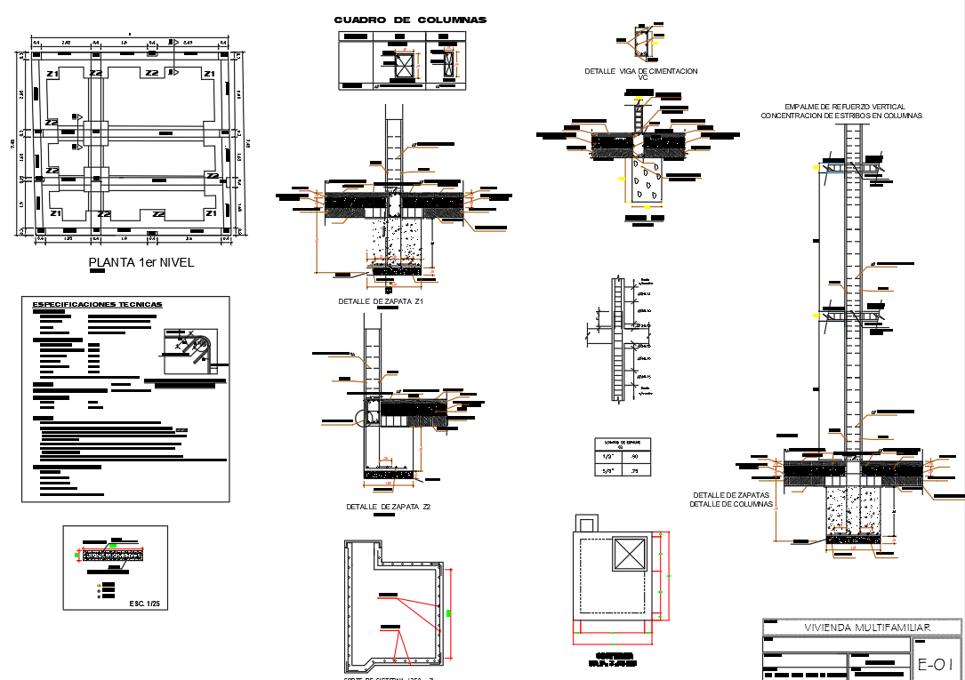 Installation unit detail plan