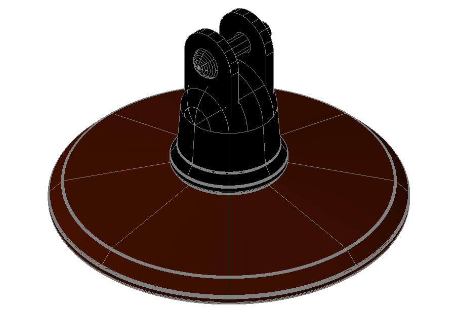 Insulator 3 D plan layout file