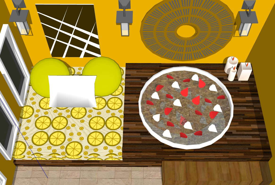 Interiors of a Bedroom