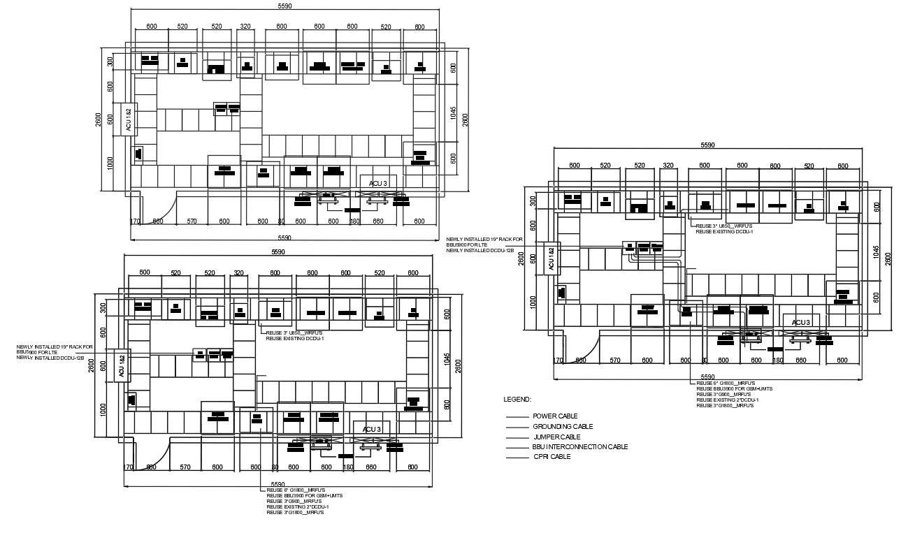 Internal system of four legged self supporting model of 2D Autocad DWG drawing file.  Download the DWG Autocad file.
