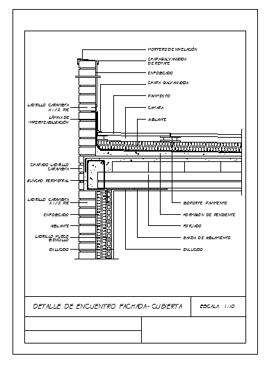 Invested roof drawing design