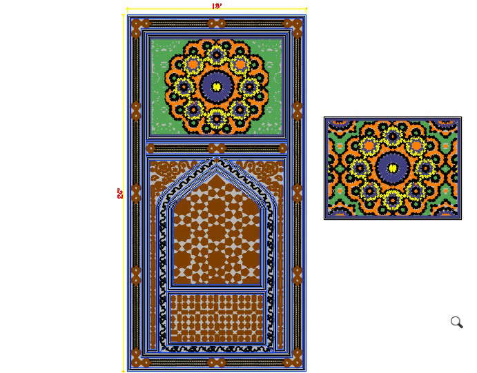 Islamic motifs design