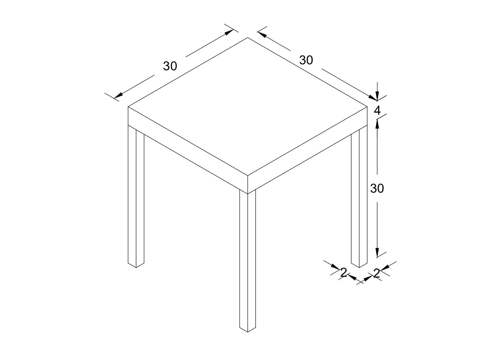 Isometric Table