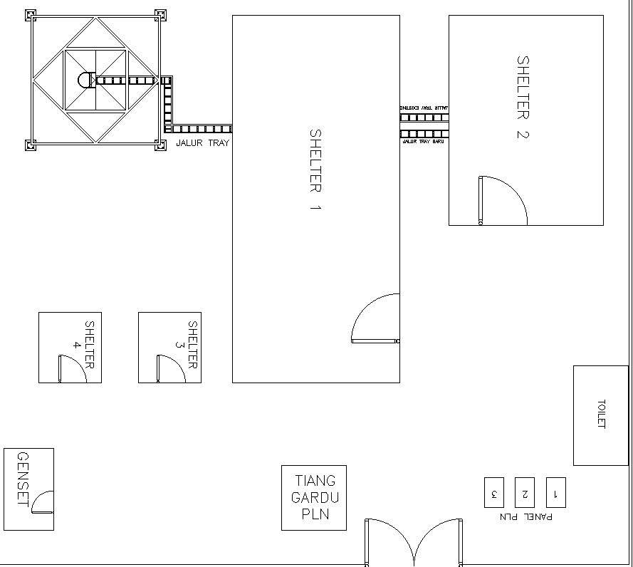 JALUR TRAY BARU Details in AutoCAD, dwg file.