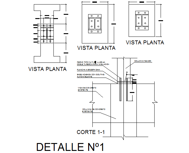 Joint detail dwg file