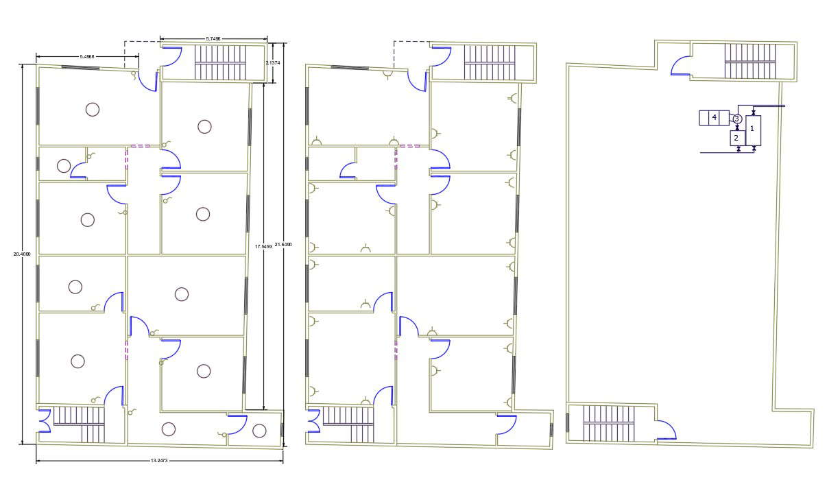 Joint House Electrical Layout Plan Design 