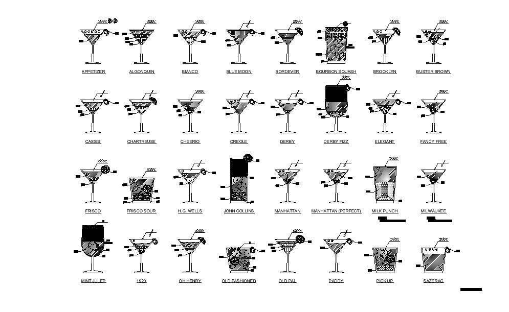 Juice glass plan details are given in this 2D Autocad dwg drawing file. Download the 2D Autocad file.