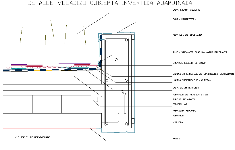 Jut fro of with garden in vested detail dwg file