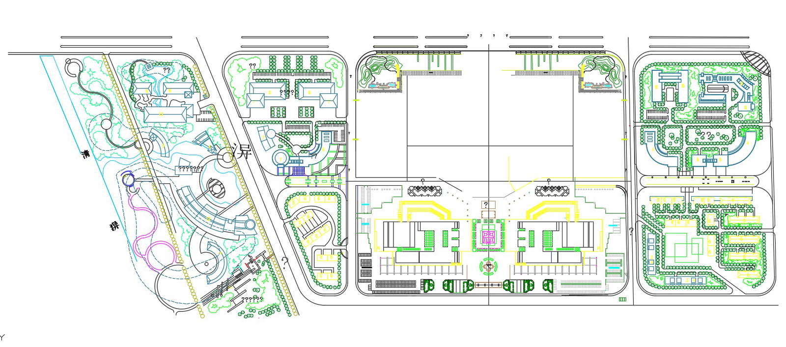 Key Plan Of Residential Area AutoCAD File