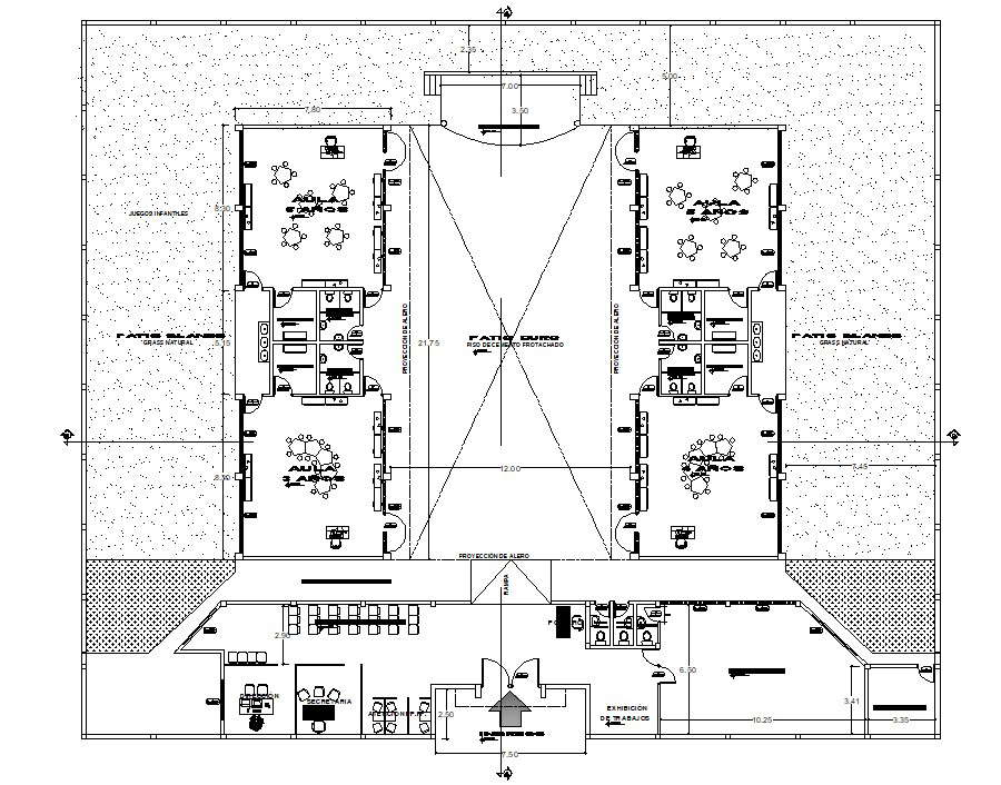 Kids School Plan AutoCAD File
