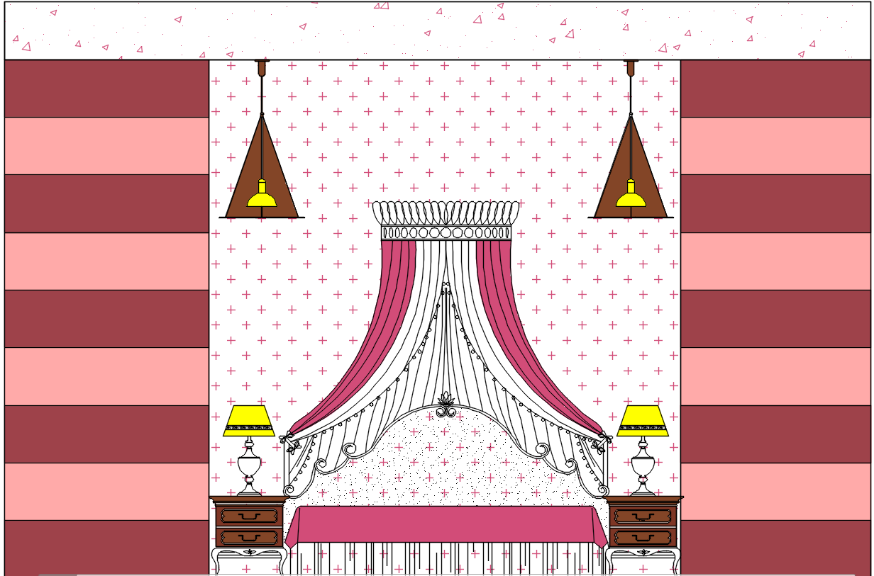 Kids Bedroom Elevation Design. detail drawing presented in this AutoCAD file. Download this 2d AutoCAD drawing file.