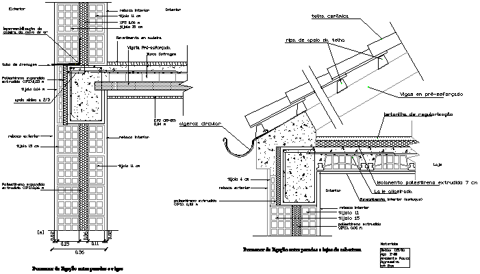 King-post section detail dwg file