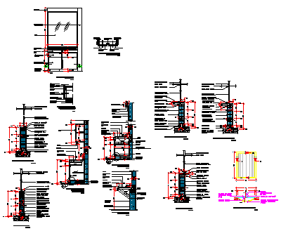 Kitchen detail design drawing