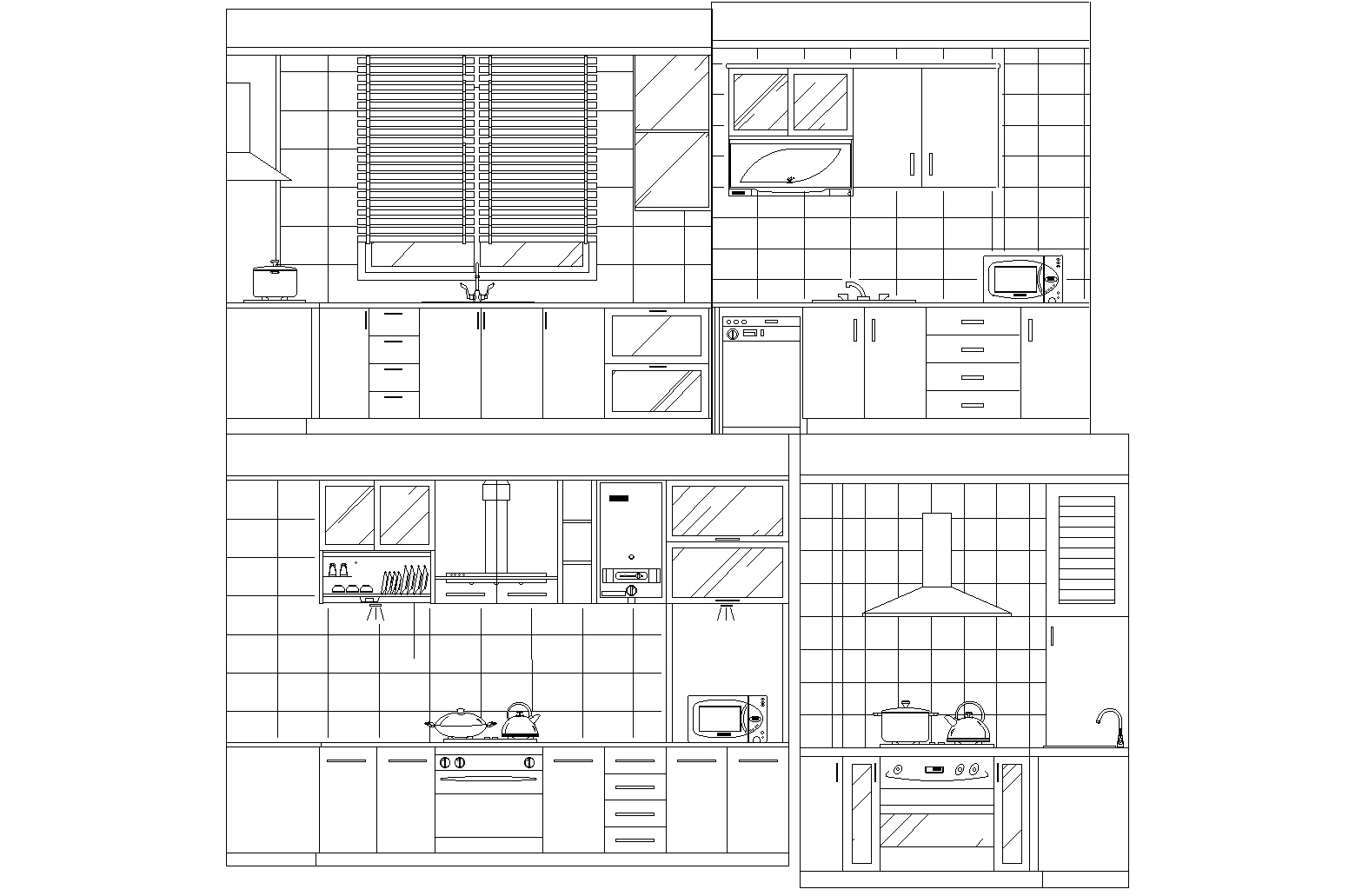 Kitchen plan detail dwg.