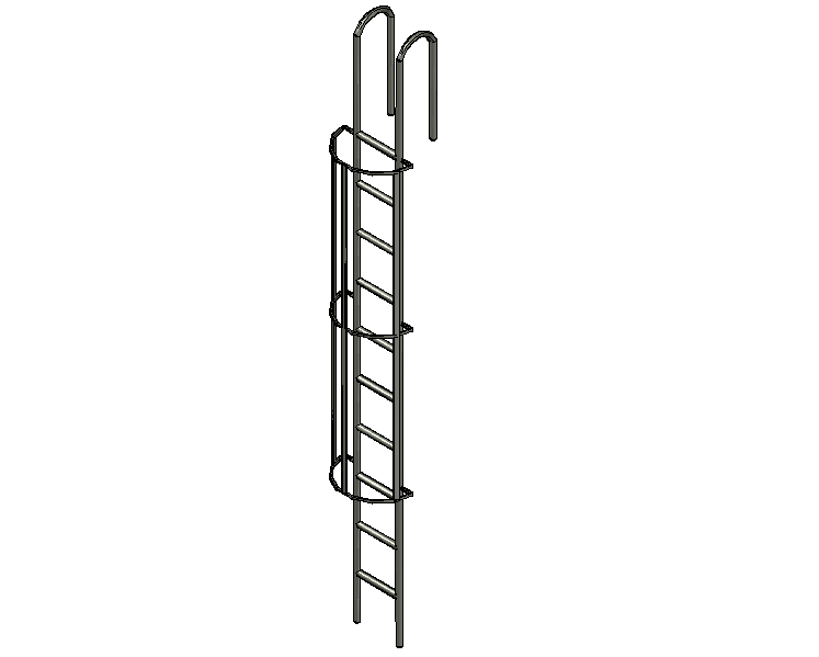 Ladder equipment details dwg file