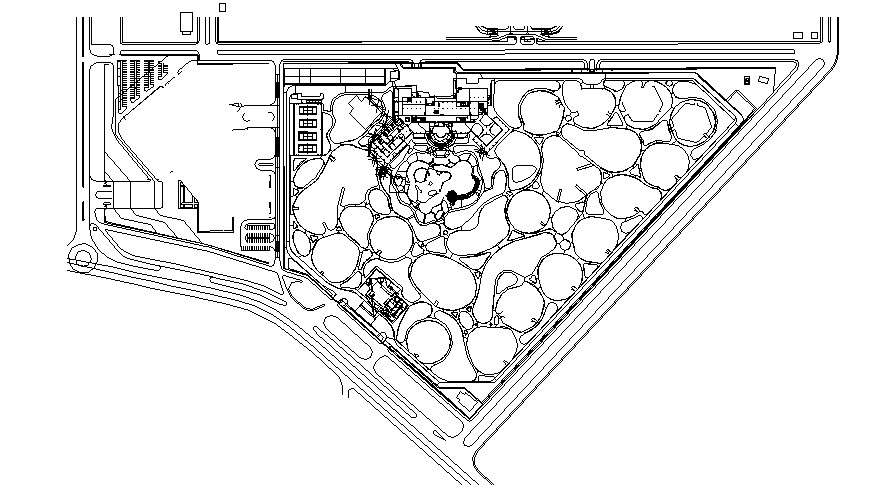 Landscape Area CAD File 