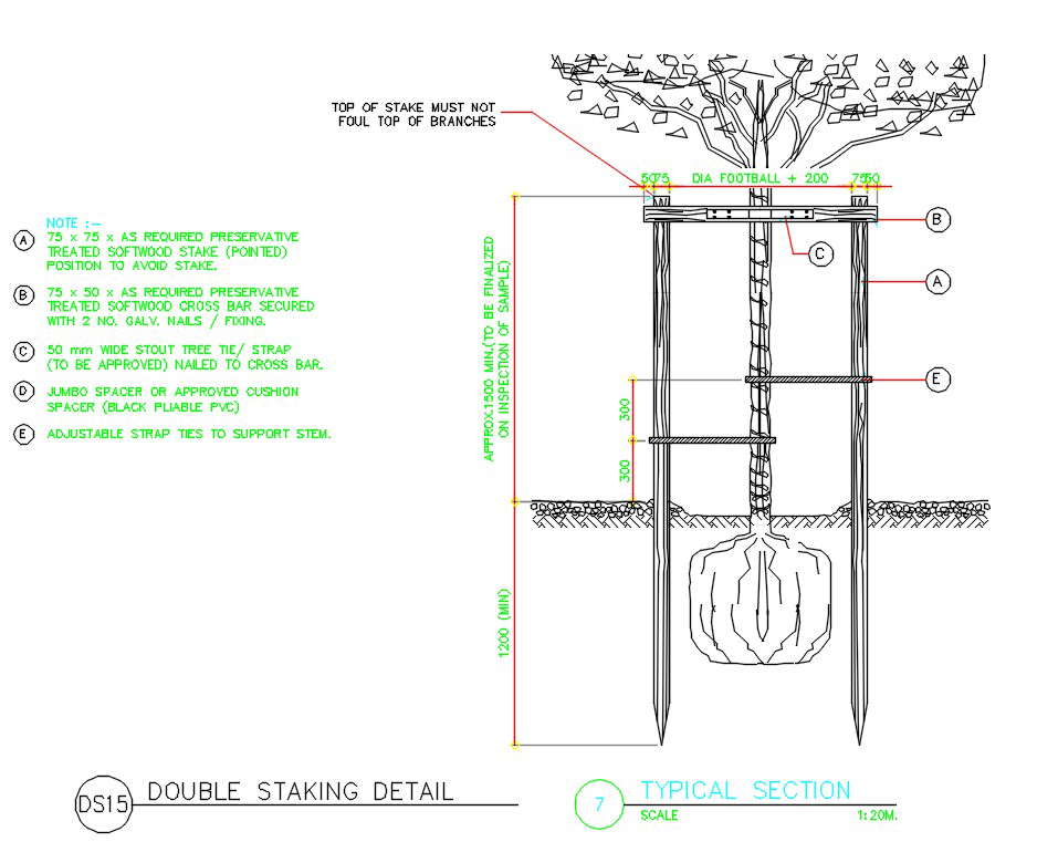 Landscaping Section View