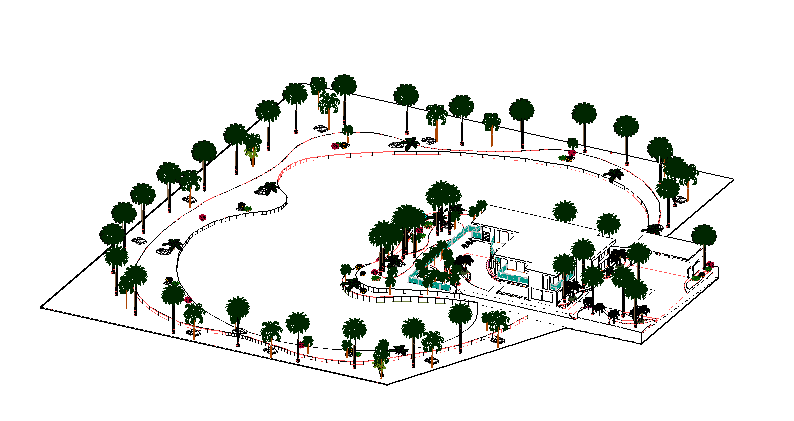 Landscaping area concept details