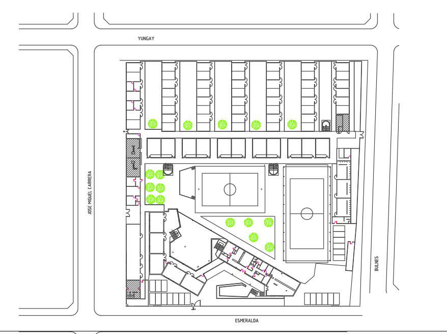 Landscaping building plan detail dwg file