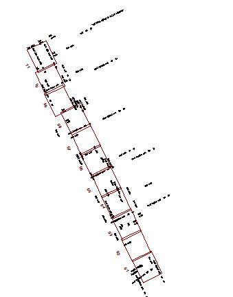 Landscaping details of house building dwg file