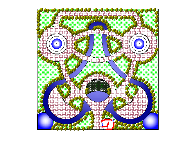 Landscaping floor plan design 